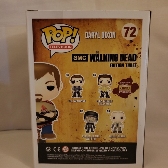 Daryl Dixon with Poncho #72 Funko Pop - Picture 4 of 10